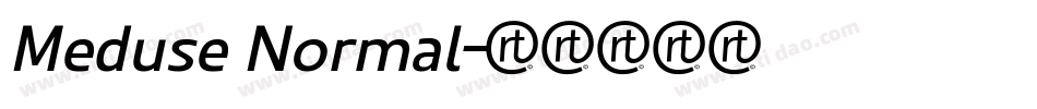 Meduse Normal字体转换